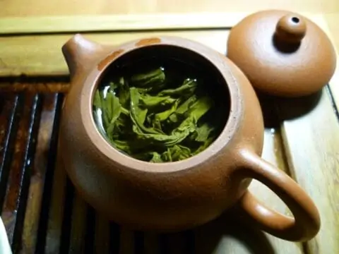 Have one cup of green tea with exercise everyday