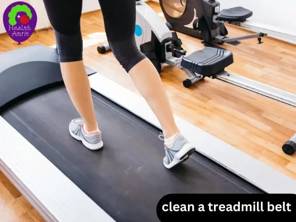 clean a treadmill belt